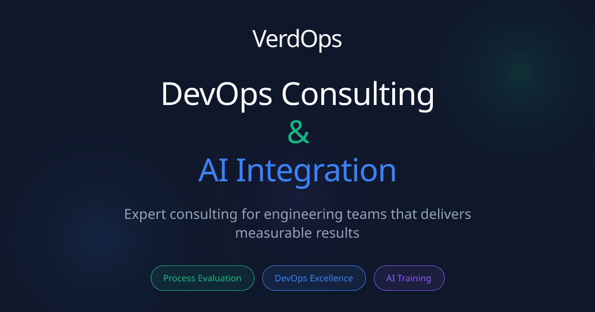 VerdOps | DevOps Consulting & AI Integration